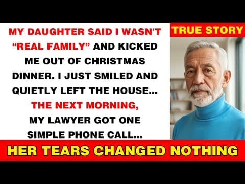 My Daughter Said "Dad, Christmas Is for Real Family Only" —3 Days Later, She Called About the $3M... thumbnail