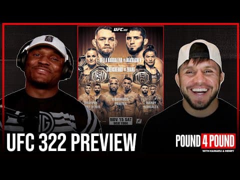 UFC 322 Predictions, JDM vs. Islam, Kamaru Responds to Islam, Welterweights analysis | Pound 4 Pound thumbnail