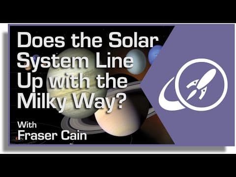 Does the Solar System Line Up with the Milky Way? thumbnail