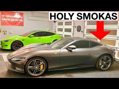 My 1st Ferrari‼️I STOLE this FERRARI ROMA thumbnail