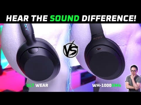 Sony ULT WEAR vs WH-1000XM4: Which Headphones Are Better? thumbnail