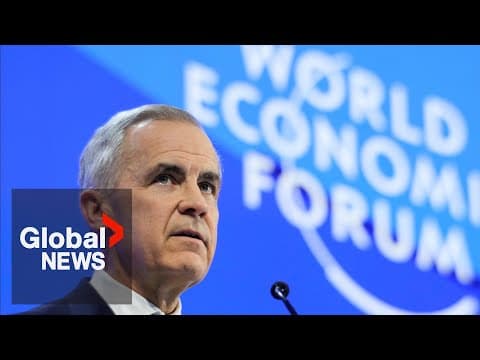Carney says Canada stands with Greenland, Denmark in speech on “new world order” | FULL thumbnail