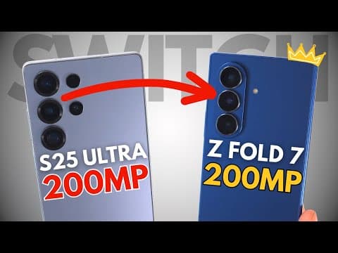 Galaxy Z Fold 7 vs S25 Ultra - SHOULD YOU FOLD NOW? thumbnail
