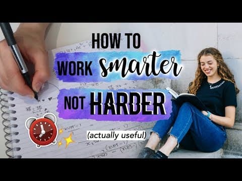 5 Productivity Hacks to Halve your Study Time and Be More Effective 🌟 thumbnail
