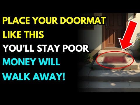 Placing The Doormat Like This Will Keep You Poor – Your Wealth Will Keep Slipping Away thumbnail