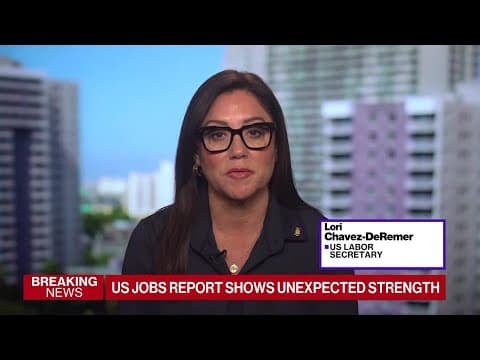 US Labor Secretary Says Fed Needs to Cut Despite 'Solid' Jobs Data thumbnail