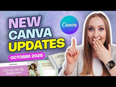 NEW Canva Features You HAVE TO know about! (October Updates 2025) thumbnail
