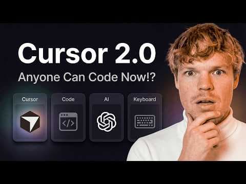 Cursor 2.0 is the smartest code editor ever made thumbnail