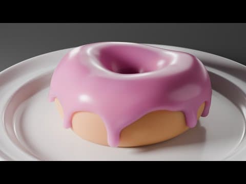 Blender Basic Materials Tutorial (Donut Part 4) thumbnail