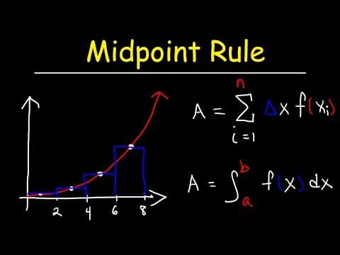 Midpoint Rule & Riemann Sums thumbnail