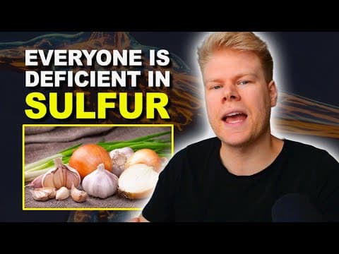 The BEST SULFUR Foods & Supplements To Increase Levels In The Body thumbnail