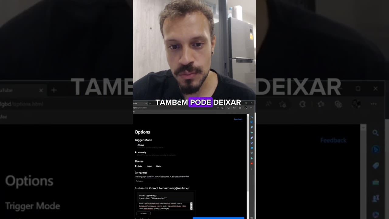 YouTube video player