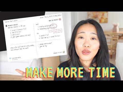 how to make time (Googlers' time management method) thumbnail