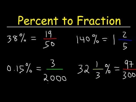 Percent to Fraction Conversion Shortcut! thumbnail