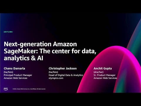 How to Use Next-Gen Amazon SageMaker for AI & Analytics thumbnail