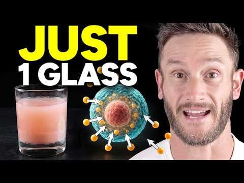 1 Glass Turns off Insulin Resistance at its Core (it's mitochondria fuel) thumbnail