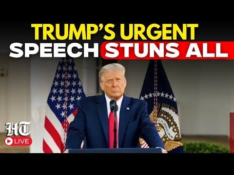 Donald Trump Speech LIVE | Trump Makes Very Big Announcement | Trump Latest News LIVE | US News LIVE thumbnail