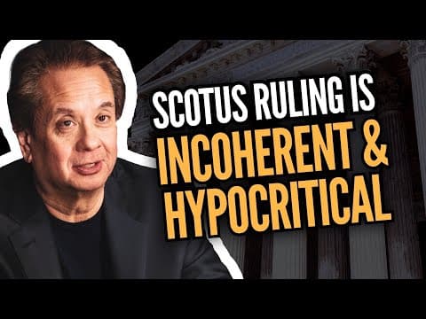 🚨Emergency Podcast: George Conway Explains SCOTUS Ruling in Trump Disqualification Case thumbnail