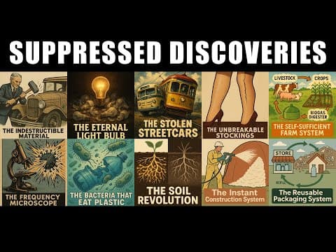 10 Suppressed Discoveries That THREATENED Entire Industries thumbnail