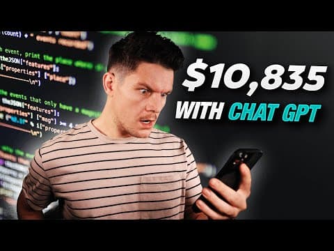 4 GENIUS Ways To Make Money with ChatGPT (Must See) 🤯 thumbnail