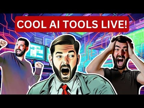 Revealing How I Find The Coolest AI Tools (LIVE) thumbnail