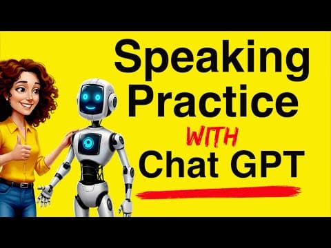 Practice English Conversation with ChatGPT|Talk Daily to Improve Speaking | English Fluency Podcast thumbnail