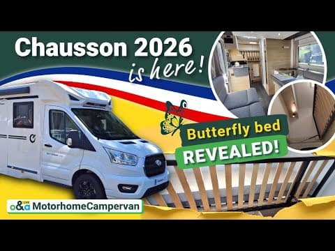 Chausson 2026 motorhomes revealed! Meet the clever new 4-berth with butterfly bed thumbnail