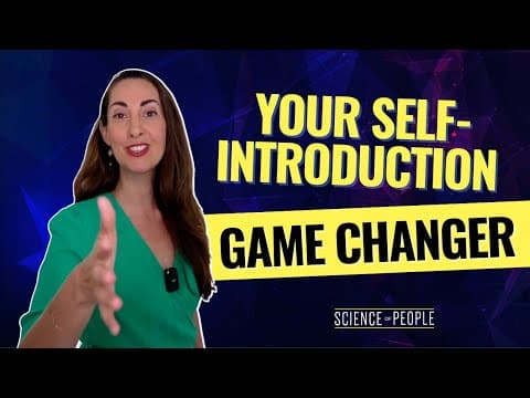 A Formula for Introducing Yourself Perfectly Every Time thumbnail