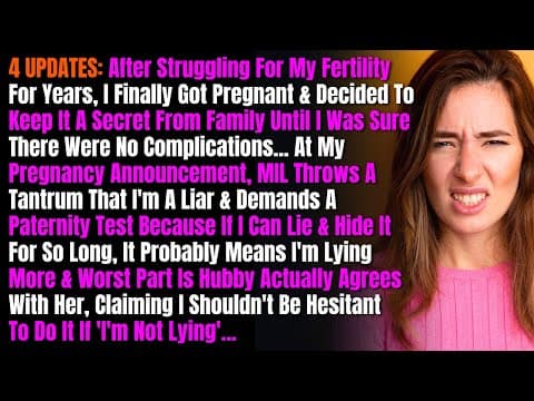4 UPDATES: After Struggling For My Fertility For Years, I Finally Got Pregnant & Decided To Keep... thumbnail