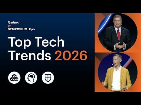 Gartner's Top Tech Trends for 2026 | Live From IT Symposium/Xpo thumbnail
