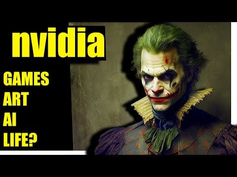 NVIDIA's new AI: Better Games, Art and... better life? thumbnail