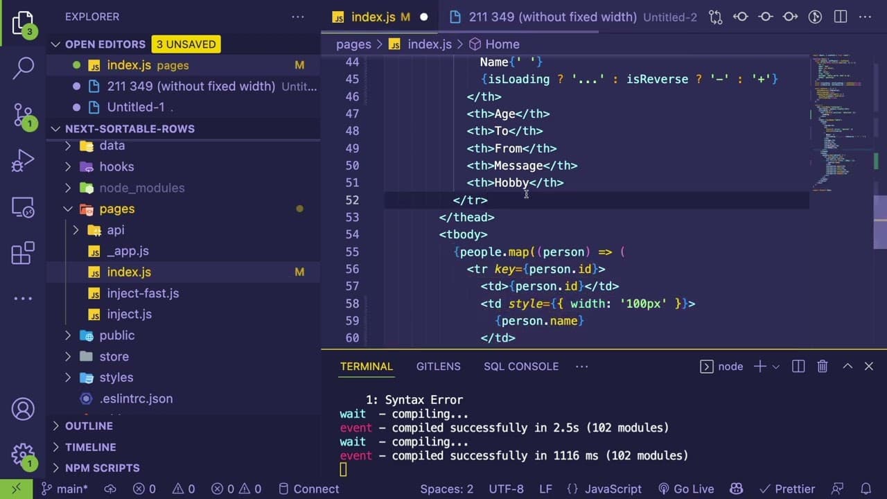 YouTube video player