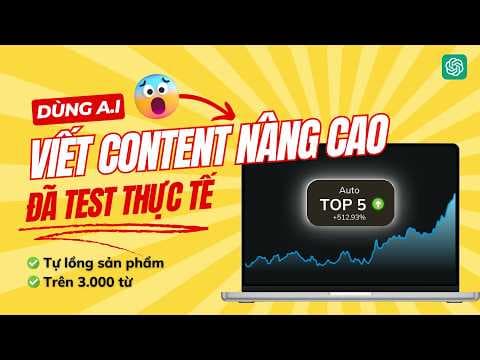 Dùng ChatGPT Viết Content Và Lên Hạng #5 Google (Không SEO) | ỨNG DỤNG Ai TRONG MARKETING thumbnail