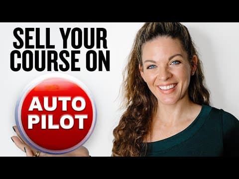 How Do You Sell an Online Course Evergreen Without Launching? thumbnail