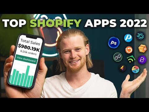 Top 10 Shopify Apps You SHOULD BE Using In 2024 (E-commerce Tips) thumbnail