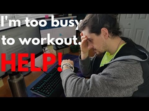 How to workout when you're BUSY thumbnail