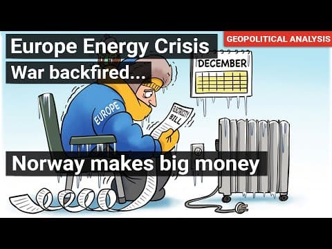 Europe energy crisis | Norway oil gas revenue | France Germany Italy anti NATO protest | Geopolitics thumbnail