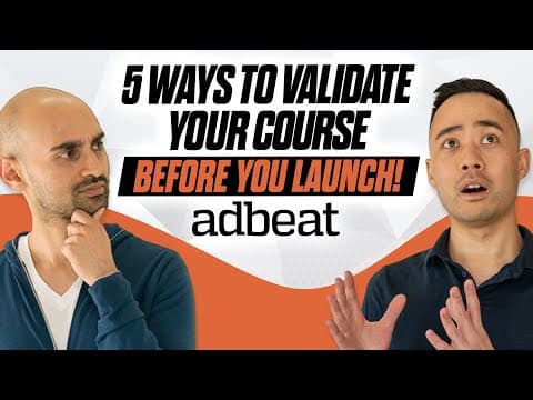 5 Ways to Validate Your Course Before You Launch thumbnail