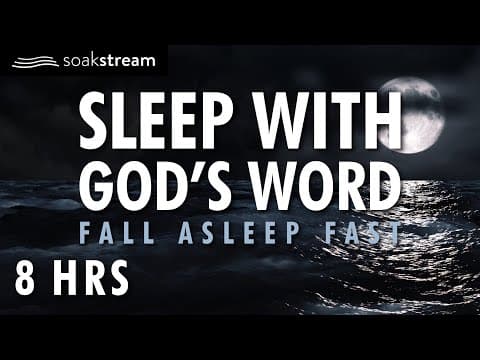 SOAK IN GOD'S PROMISES BY THE OCEAN | SLEEP WITH GOD'S WORD | 100+ Bible Verses For Sleep thumbnail