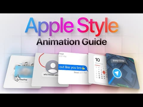 The Ultimate Apple Style Animation Guide thumbnail