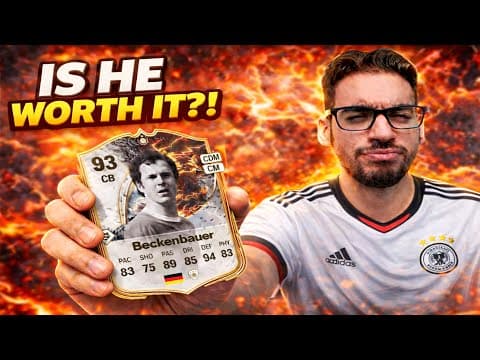 93 THUNDERSTRUCK ICON BECKENBAUER SBC – Is He Worth It?! 🤔 thumbnail