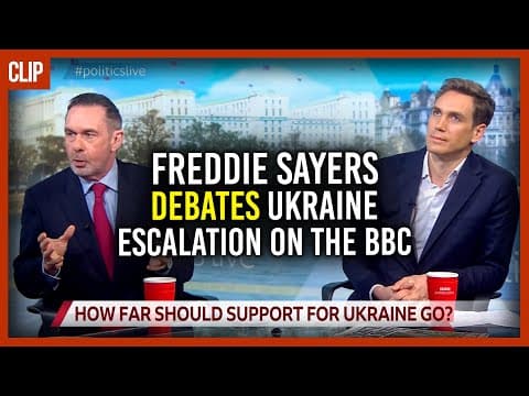 Freddie Sayers debates Ukraine escalation on the BBC thumbnail