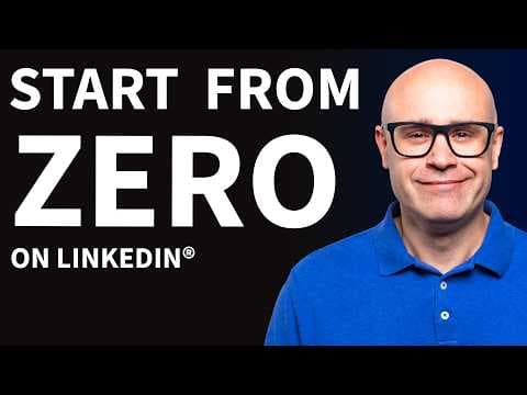 If I started on LinkedIn from 0, here's what I'd do thumbnail
