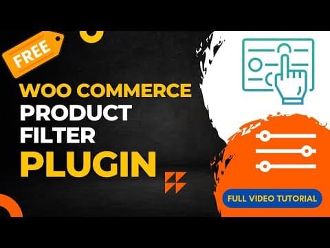 Free WooCommerce Product Filter Plugin | WOOF Products Filter for WooCommerce | Tutorial thumbnail