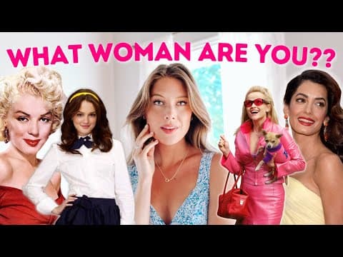 THE 7 FEMININE ARCHETYPES: what type of woman are you and what makes you unique!? thumbnail