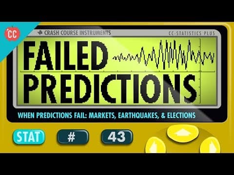 When Predictions Fail: Crash Course Statistics #43 thumbnail