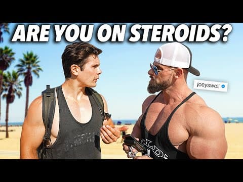 Are You On Steroids? | Interviewing Bodybuilders thumbnail