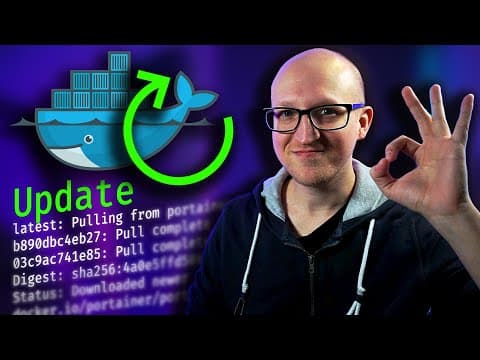 How To Update Docker Container automatically with nearly zero downtime thumbnail