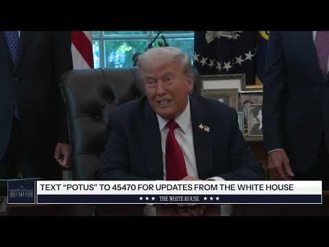 President Trump Delivers Remarks, Oct. 6, 2025 thumbnail