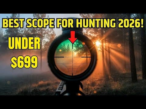 Top 7 Best Hunting Rifle Scopes Under $699 (2026 Review) - Stop Buying Bad Glass! thumbnail